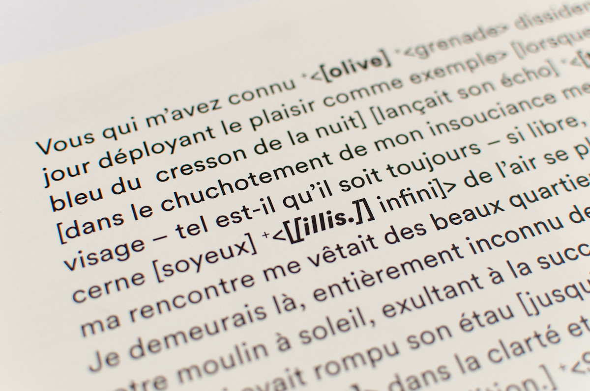 Transcription linéarisée du manuscrit de "Envoûtement à la Renardière" de René Char